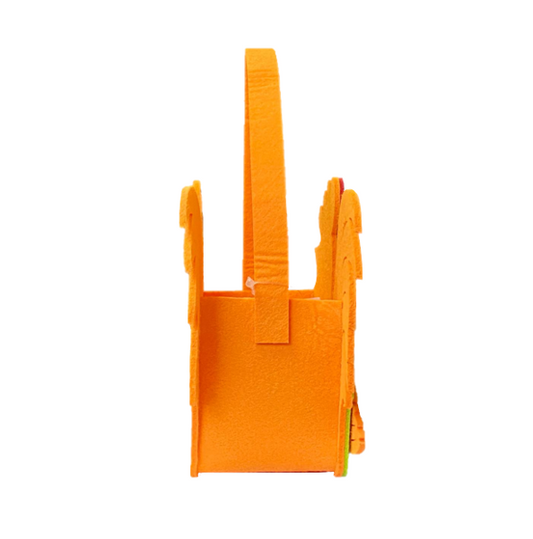 Small Felt Gift Bag Easter Chicken Design 14 x 14 x 7cm Assorted Colours 7990