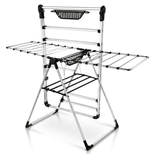 Cloth Dryer 18M x 6 Expandable Drying Rack – Rust-Resistant Aluminium, Foldable Design, SKU MH-301