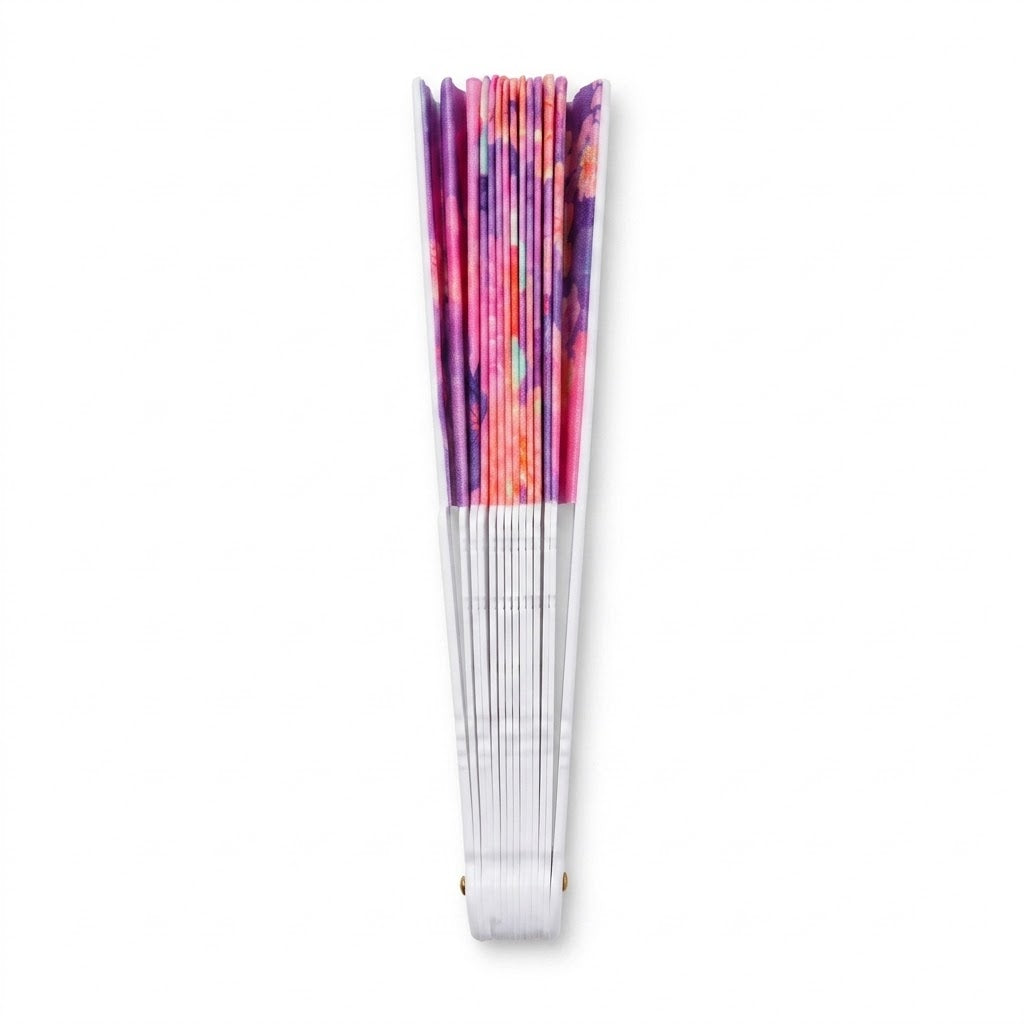 Floral Fan Closed 24x3x3cm Open 24x3x42cm 50g SKU 8180