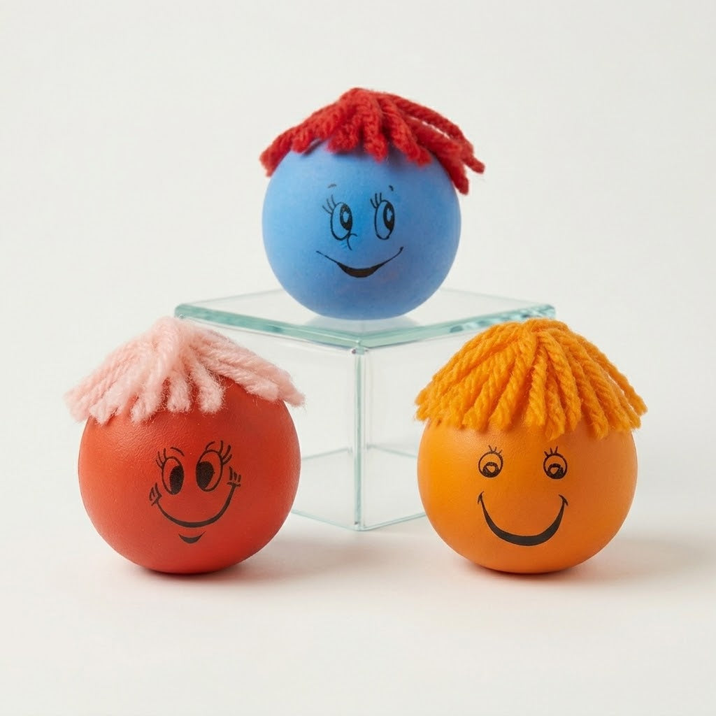 Children's Moody Squeeze Face Stress Relief Toy 3-4cm Assorted Colours SKU T35304