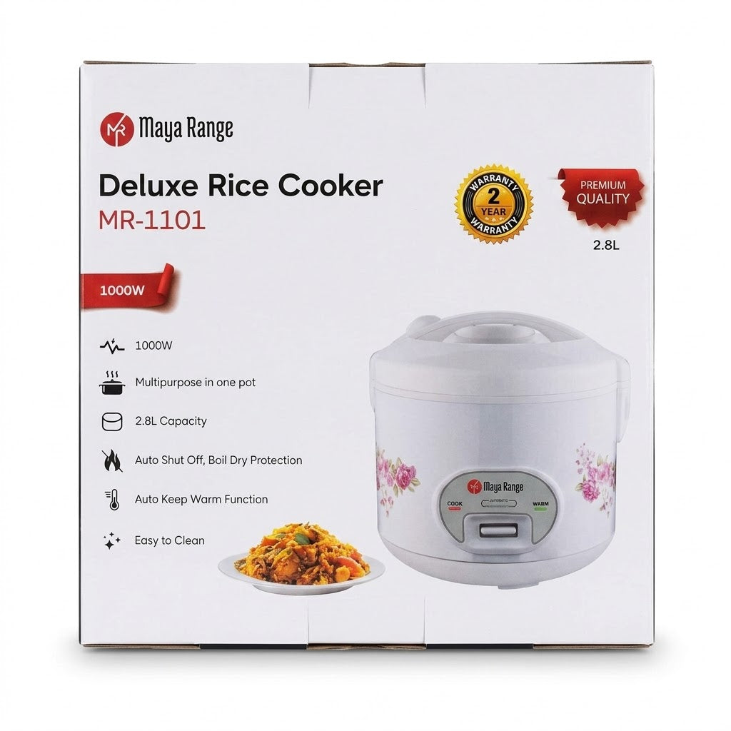 Deluxe Rice Cooker 2.8 Litre 1000W – SKU MR1101