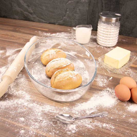 Durane Tempered Glass Oven Roaster Baking Dish 3L / 35 x 24 x 6.5cm 8039 (Parcel Plus Rate)