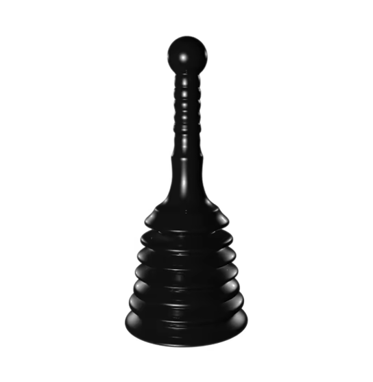 Bathroom Sink Toilet Plunger Dredger 31cm Black BB3066 A