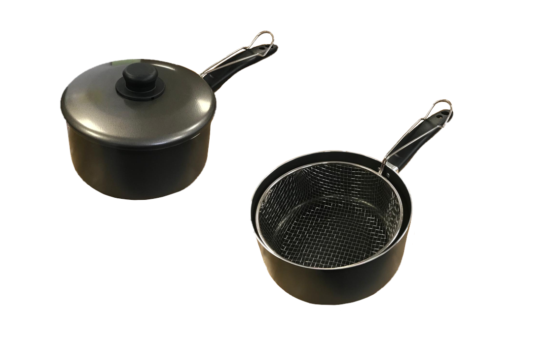 Chips Pan with Frying Basket 8