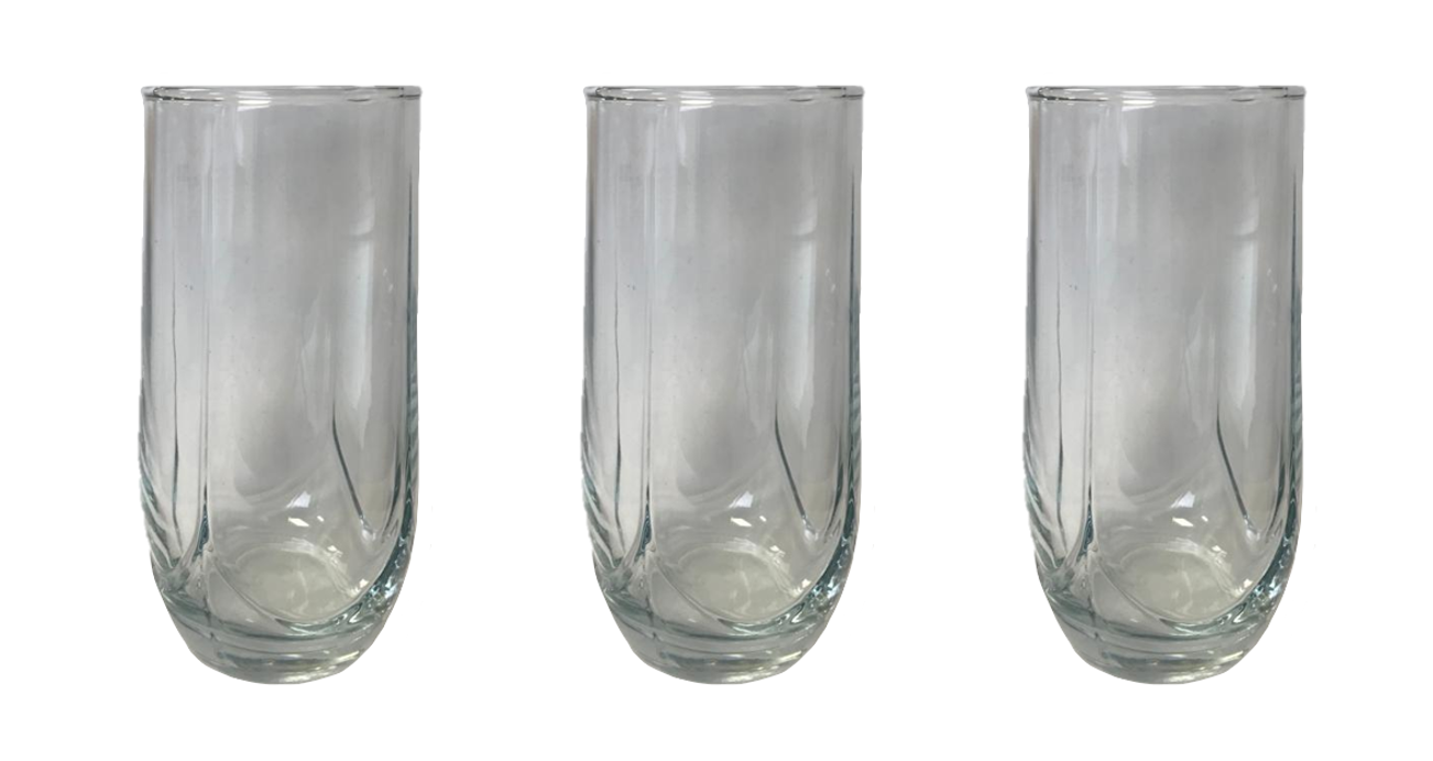 Drinking Glass Tumblers 280ml Set of 3 G1041