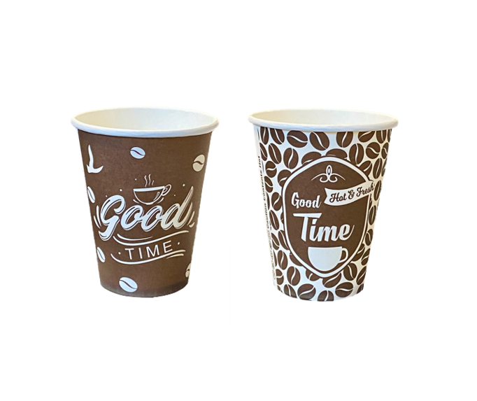 Single Wall Paper Cups 8oz Pack of 50 Assorted Designs GAK0850 (Parcel ...