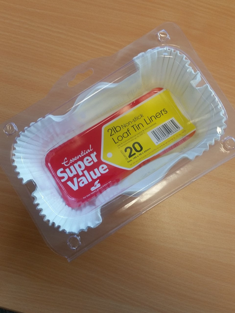 Loaf Tin Liners Extra Value 2llb Greaseproof Baking Home Kitchen VLOAFL2