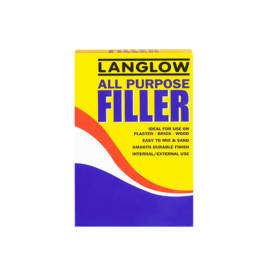 Langlow DIY All Purpose Powder Filler 1.5kg White 47-1 (Parcel Rate)