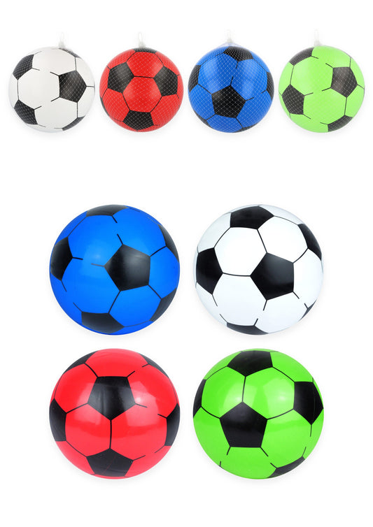 PVC Football in Net 22cm Assorted Colours R38088 (Large Letter Rate)
