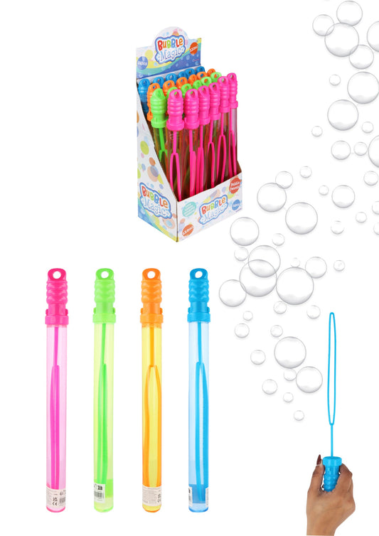 Bubble Wand Sword 110ml / 32cm Assorted Colours R50090 (Parcel Rate)