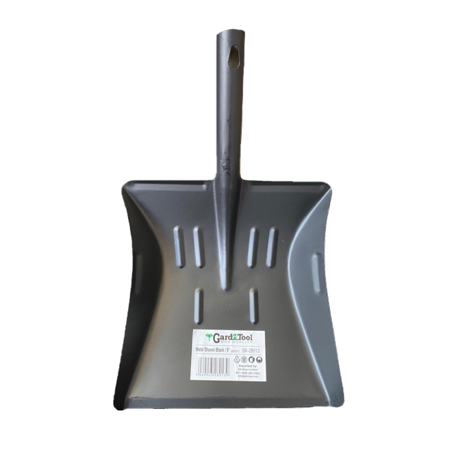 Black Metal Outdoor Garden Shovel 21.5 x 35cm GNT28001 / SK28013 (Parcel Rate)