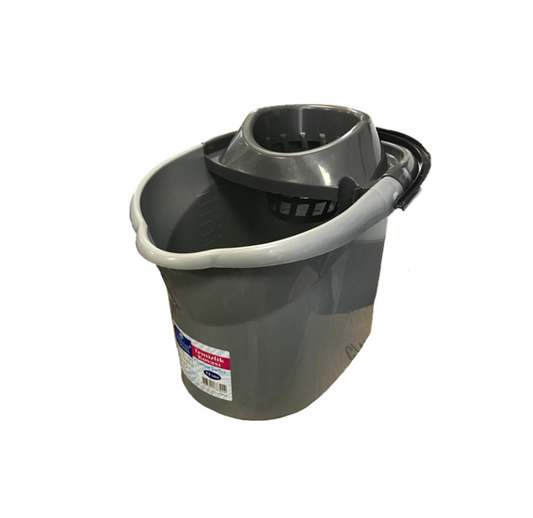 Plastic Mop Bucket 13 Litre Assorted Colours UP301?ST184