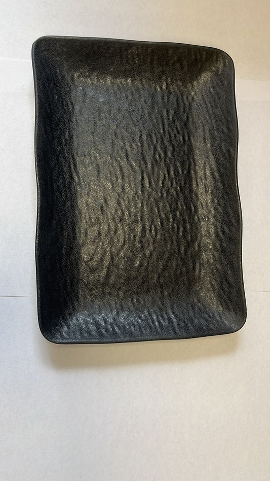 Black Plate 21 x 32 cm 260 Gram   sku 8196