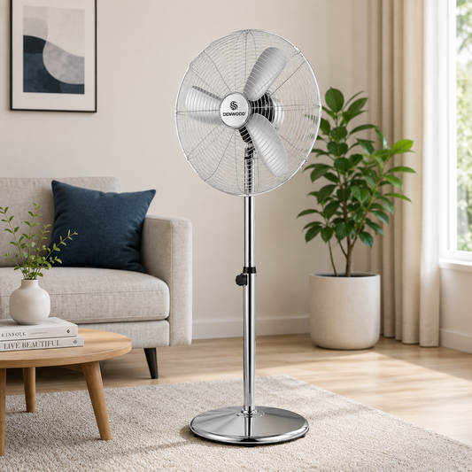 Denwood 16" Metal Stand Fan 400mm FD-40M 230V AC 50Hz