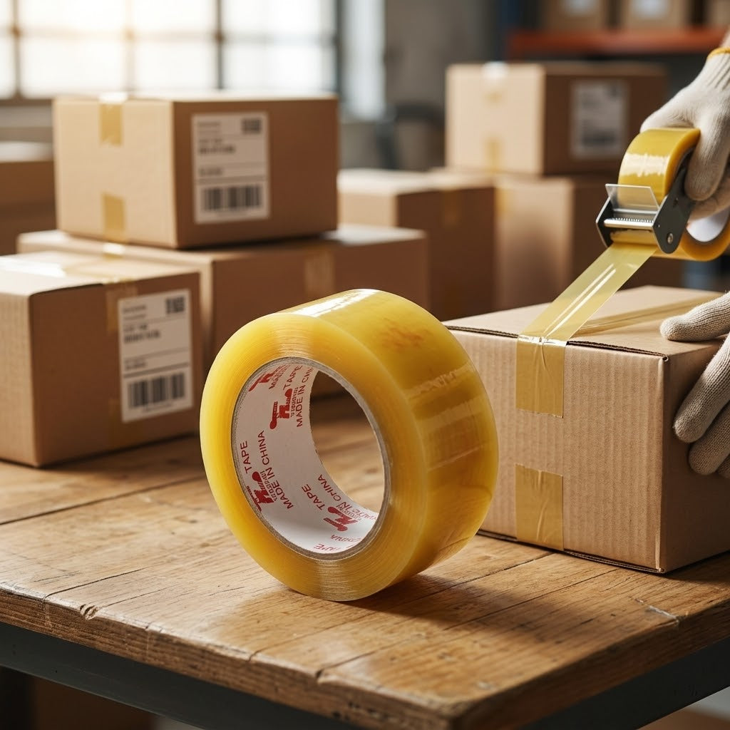 Clear Multipurpose Adhesive Sealing Tape 4.5cm x 130m Roll – SKU 0153/0151