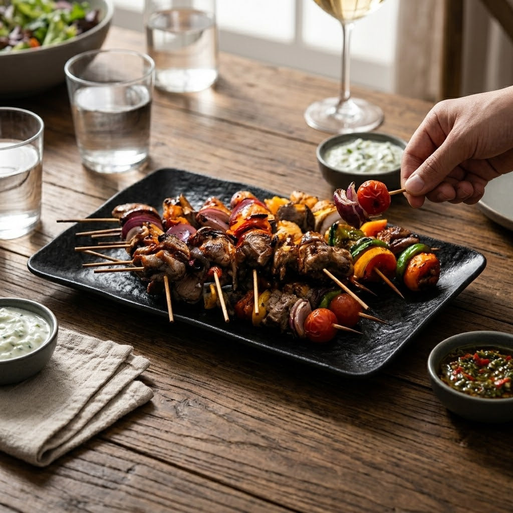 Black Plate 21 x 32 cm, 260g – SKU 8196