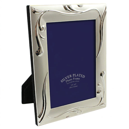 Silver Plated Photo Frame for Displaying Cherished Memories Tarnish Resistant 9x13cm SKU MW-5019758006979-PP