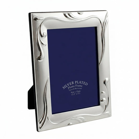 Silver Plated Photo Frame for Displaying Cherished Memories Tarnish Resistant 9x13cm SKU MW-5019758006955-PP