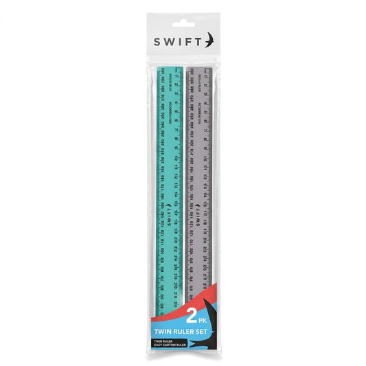 30cm Ruler Set, 2pk - Bendy & Rigid 36.5x7.5x0.5cm 35g SKU P3103