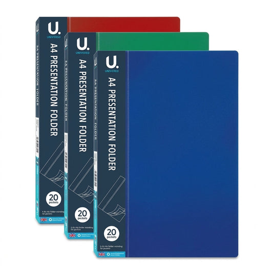 A4 Presentation Folder, Assorted 31x23.5x0.2cm 165g SKU P2776