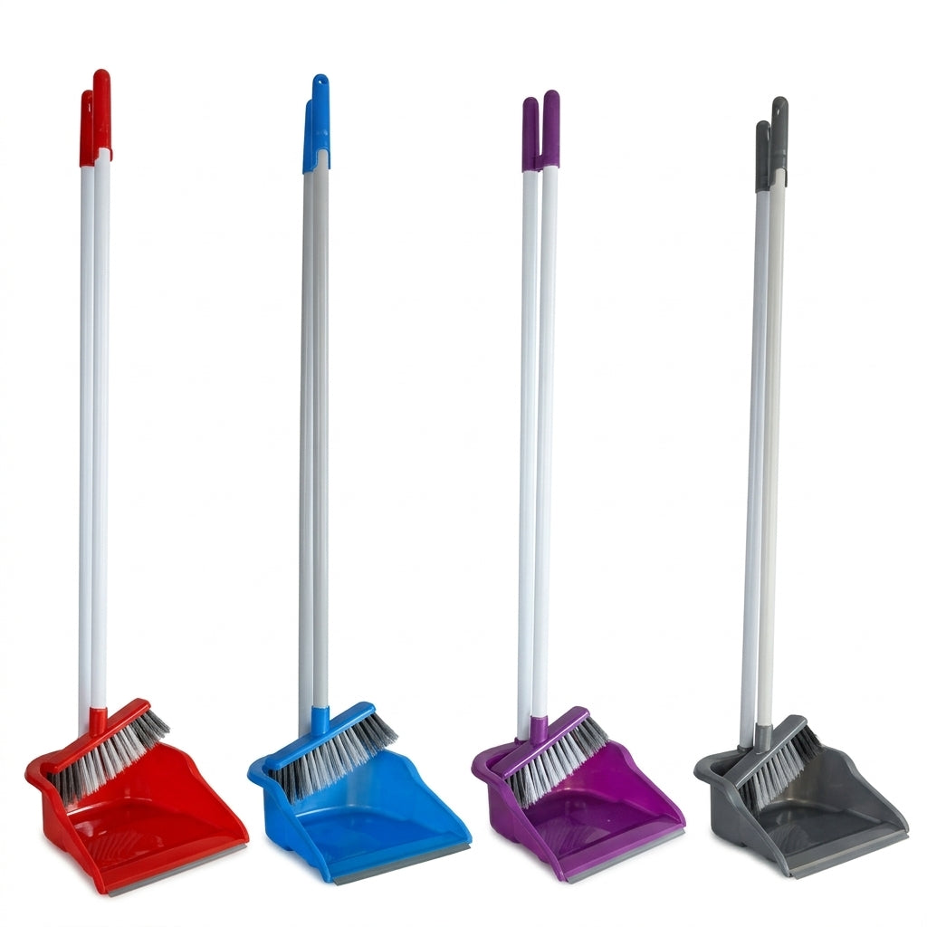 Dustpan With Rubber & Handle Assorted Colours No173 Eco Viosarp