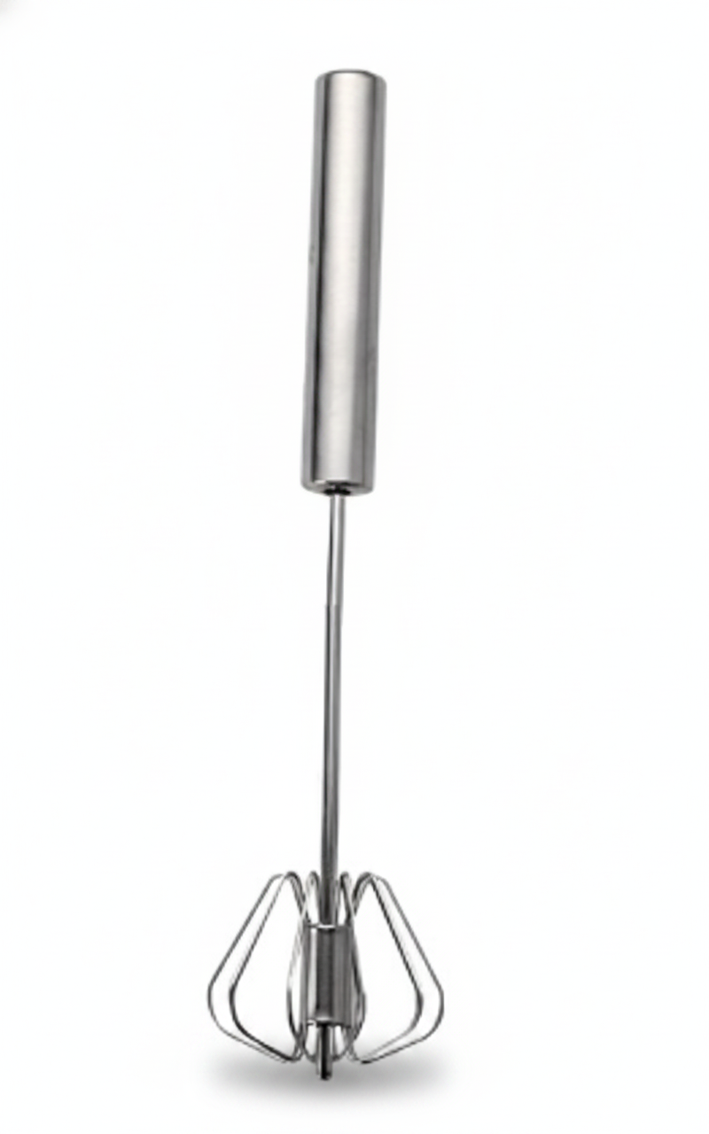 Metal Hand Press Egg Whisk Beater, 30 cm, SKU 6861