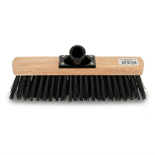 Wooden Stiff Brush Black 30cm Bristles, 33 x 15 x 8cm, 393g – SKU SK28371