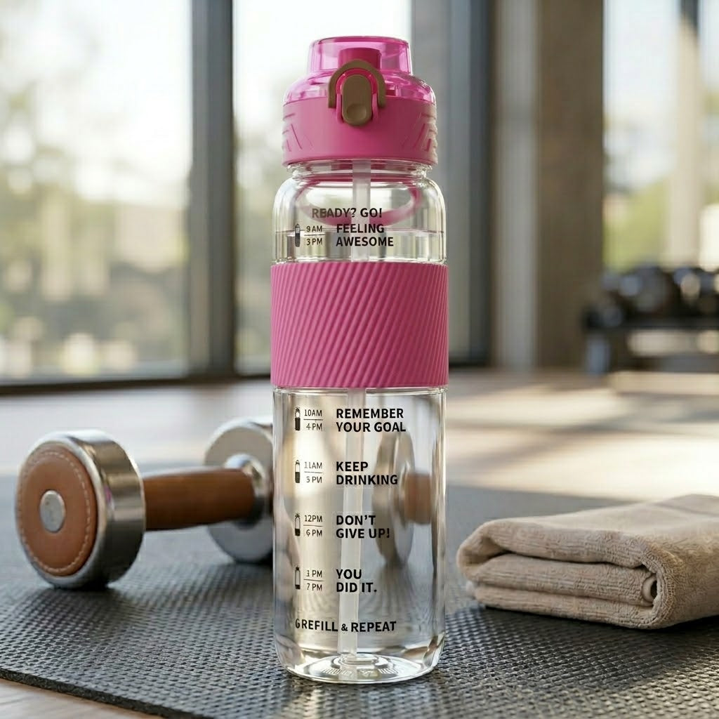 Water Bottle Assorted Colours 27x9x7cm 184g SKU 8217