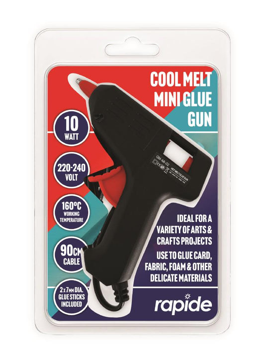 Cool Melt Mini Glue Gun 10 Watt 220-240 Volt SKU 1932