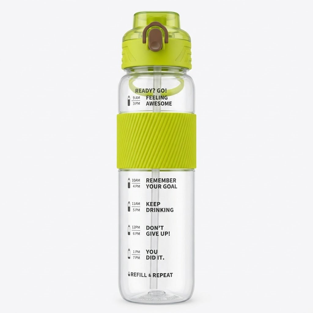 Water Bottle Assorted Colours 27x9x7cm 184g SKU 8217