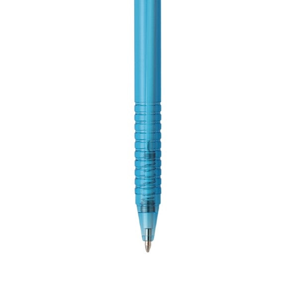 Colourful Retractable Ballpoint Pens 6pk Black Ink P3052
