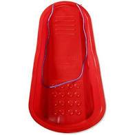 Children's Plastic Swordfish Snow Sleigh Sledge with Rope 85 x 40 cm Red S3R