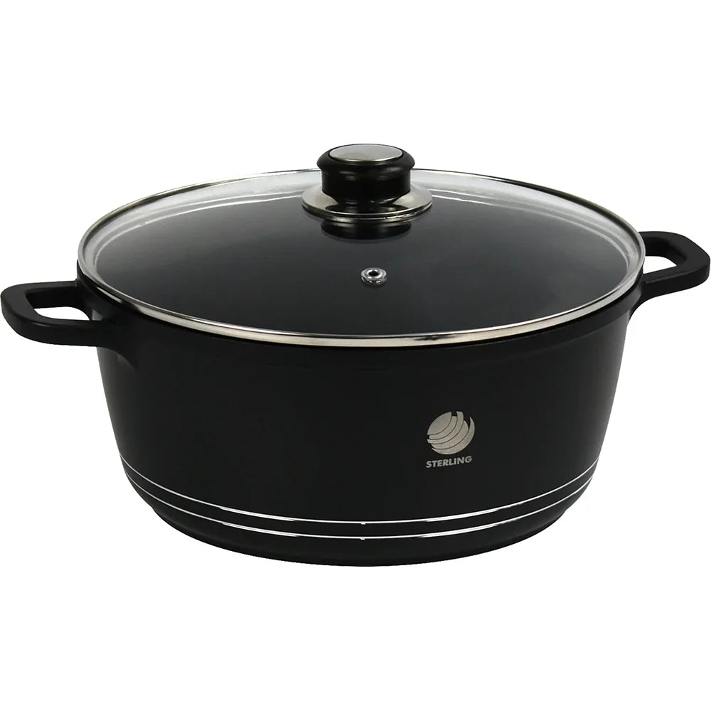 Non Stick Diecast Casserole Pot 24cm ST81850 (Parcel Rate)