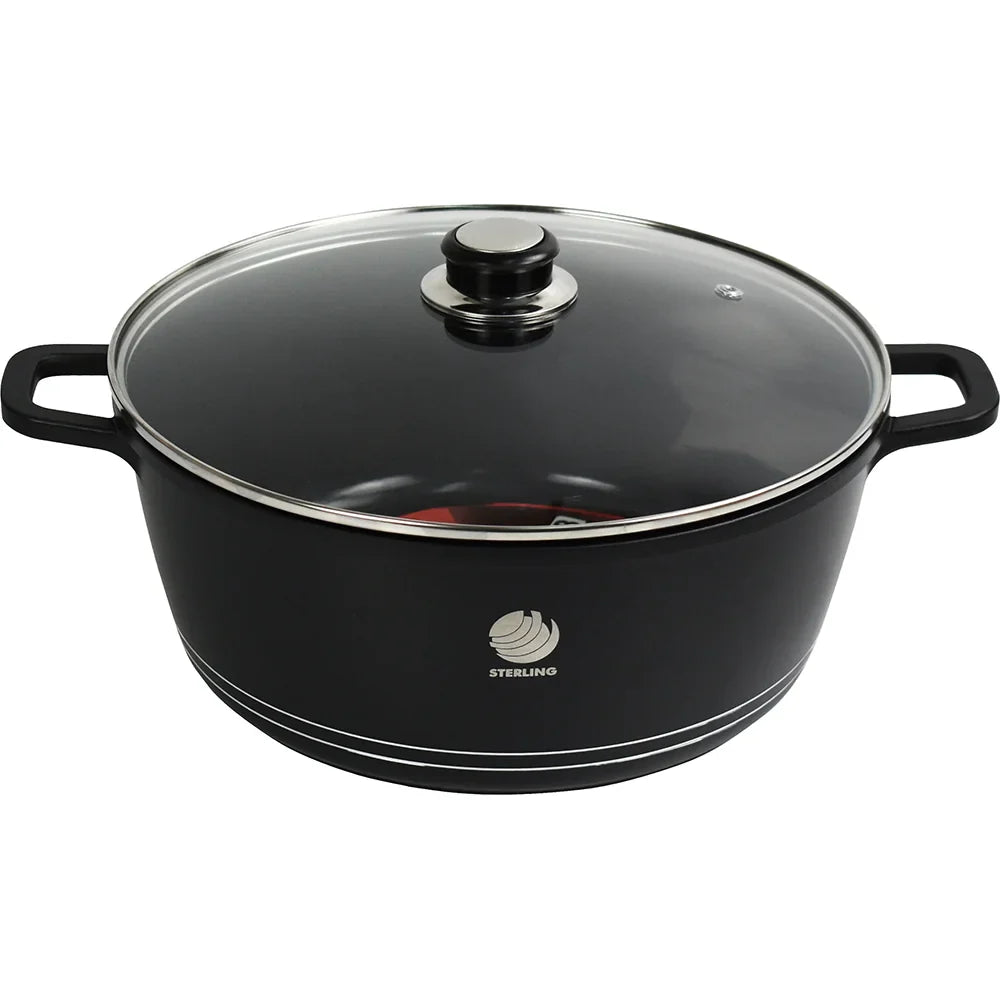 Non Stick Diecast Casserole Pot 24cm ST81850 (Parcel Rate)