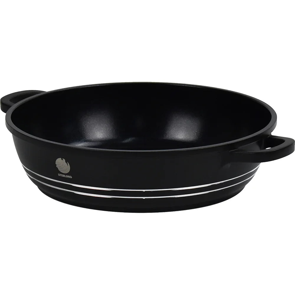Non Stick Diecast Shallow Casserole Pot 24cm ST81855 (Parcel Rate)
