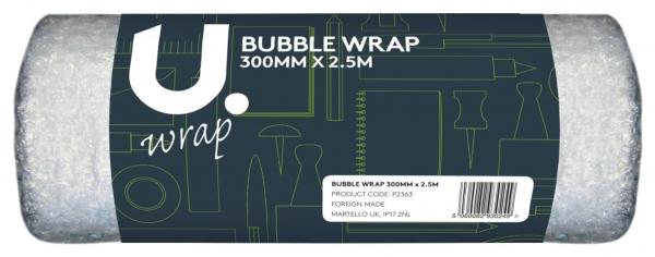 Bubble Wrap 300mm x 2.25m P2363 A (Parcel Rate)