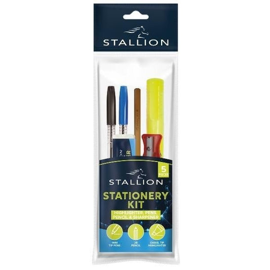 5 Piece Stationery Kit Student School College P3069