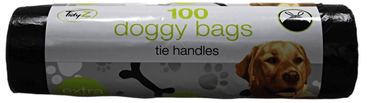 Doggy Bags With Tie Handles 100Pc B0473