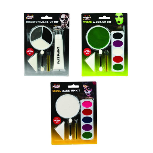 Halloween One Look Face Paint Make Up Set Assorted Designs 323658 (Large Letter Rate)