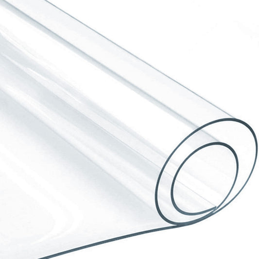 Durane Plastic Table Cover Roll Clear Cross Dots Pattern 30m x 1.37m x 0.18mm 10655