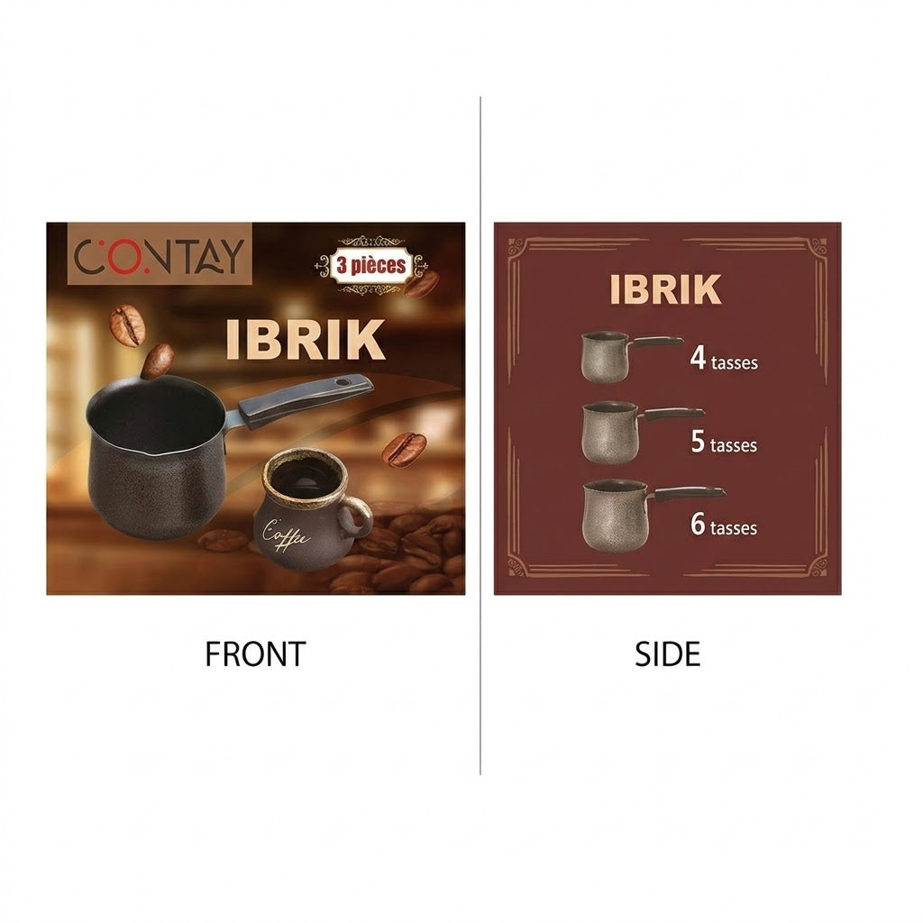 Cntay Ibrik 3-Piece Coffee Set 397g, SKU 8128