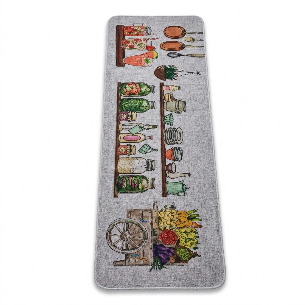 Durable Rubber Door Mat 120cm Assorted Colours, 827g – SKU 8138