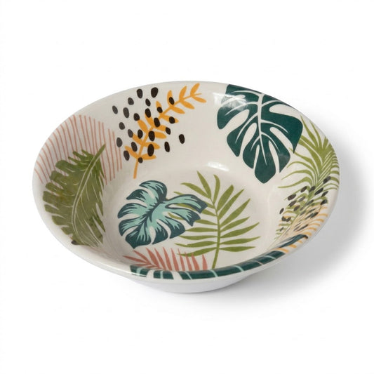 Plastic Bowl with Assorted Flower Design 17cm 173g - Model 8189