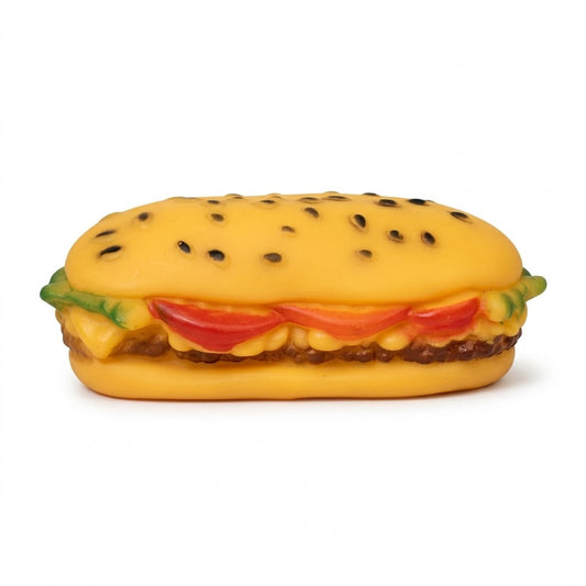 Pet Dog Toy Squeaky Sandwich 14 x 4.5 cm, SKU 5755 A