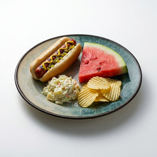 Vibrant Assorted Colour Plastic Party Plates 28cm 298g – SKU 8187