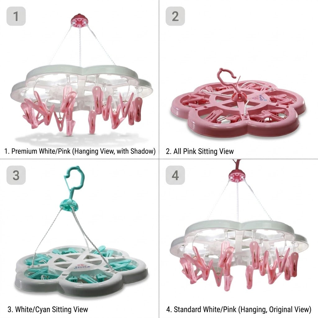 Clothes Peg Laundry Hanger 36cm Assorted Colours SKU 5532