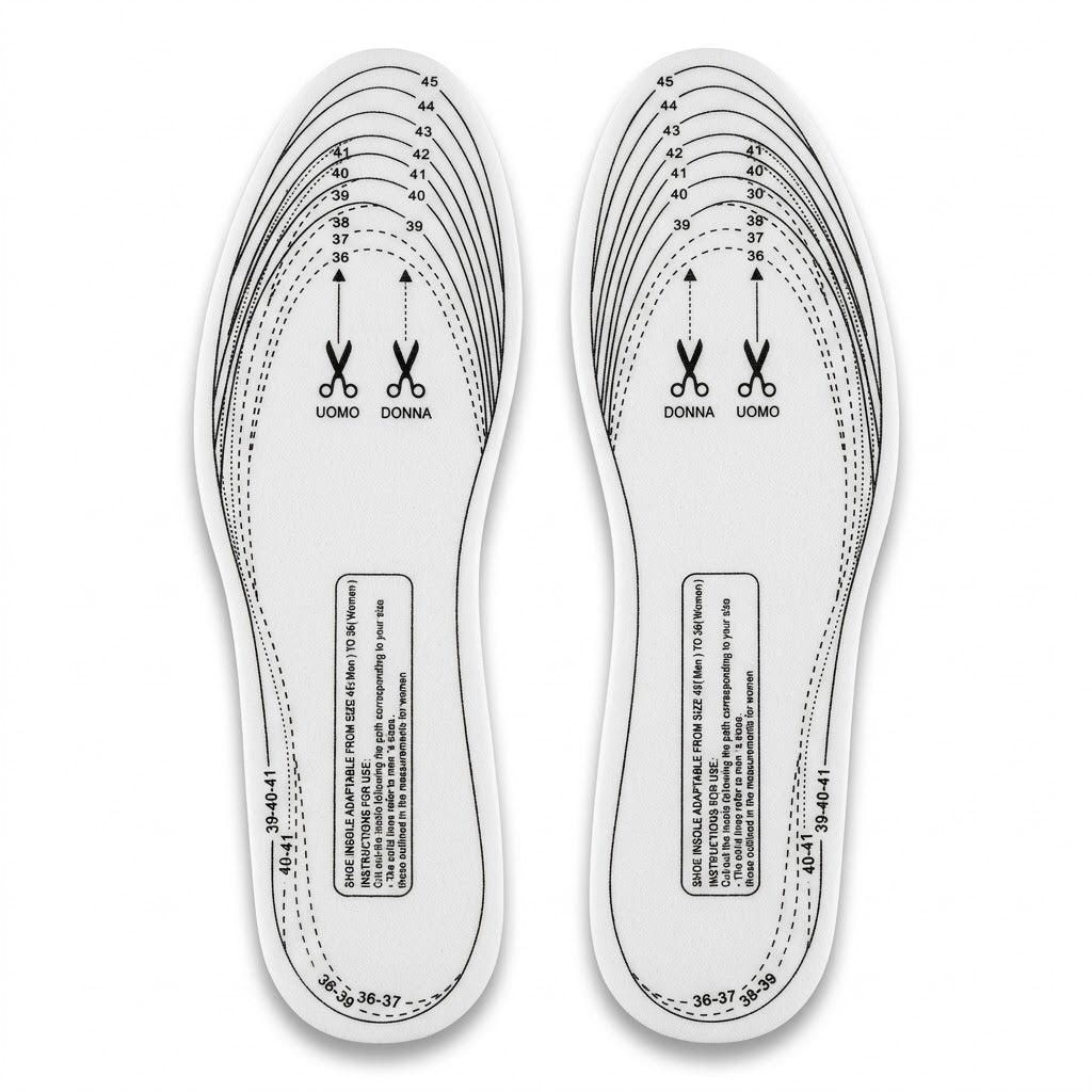 Memory Foam Insoles Cut-to-Size (10/150), 10-Pack, 26g Each, SKU INM