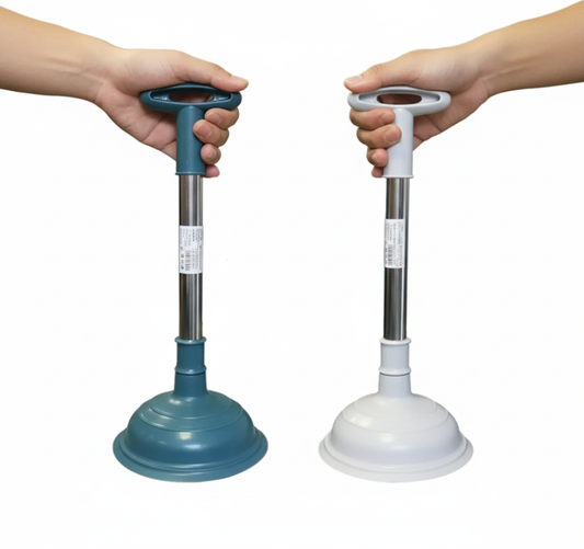 Metal Toilet Plunger 29 cm Assorted Colours 7451 (Parcel Rate)