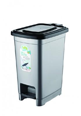 Plastic Kitchen Bathroom Slim Pedal Bin 25 Litre D01043 / PB25 A (Big Parcel Rate)