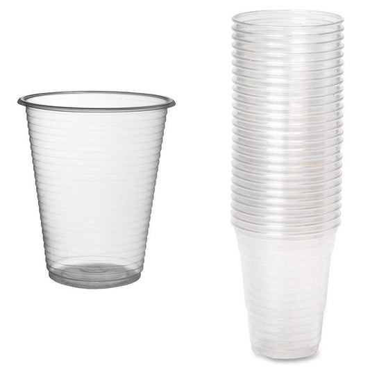 80 Pack Disposable Plastic Cups 116g 52014  (Parcel Rate)p